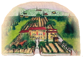 Representation of Villa Carri Braschi